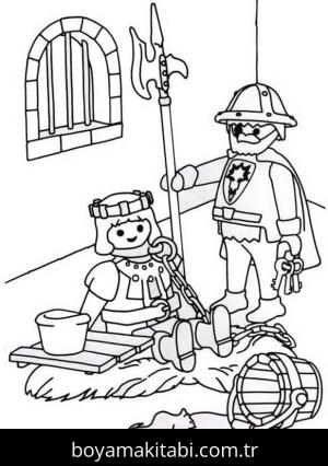 Playmobil boyama sayfası – yaratıcılığı geliştirir, keyifli zaman