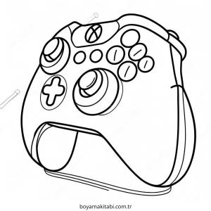 Playstation boyama sayfası – okul öncesi, evde etkinlik