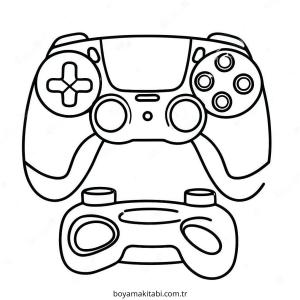Playstation boyama sayfası – PDF indir, sevimli karakter