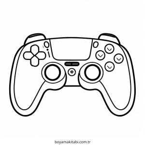 Playstation boyama sayfası – boyama etkinliği, çocuk aktivitesi