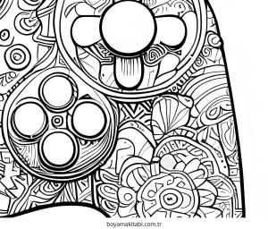 Playstation boyama sayfası – yaratıcılığı geliştirir, keyifli zaman