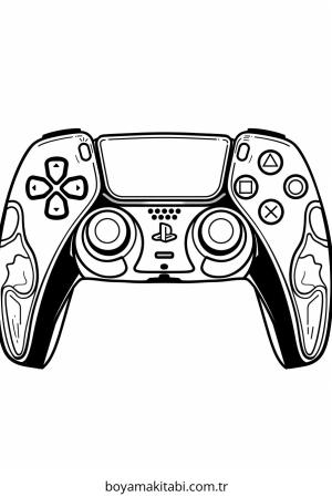 Playstation boyama sayfası – eğitici aktivite, yaratıcılık