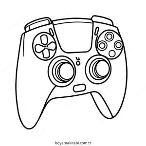 Playstation boyama sayfası – eğitici aktivite, yaratıcılık