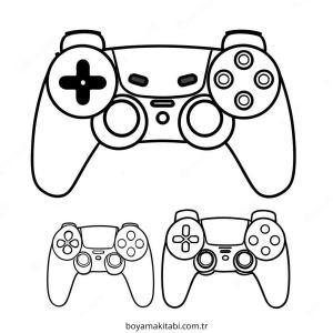 Playstation boyama sayfası – yaratıcılık, eğlenceli etkinlik