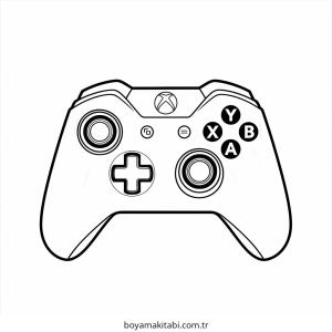 Playstation boyama sayfası – boyama çalışması, yaratıcılığı geliştirir