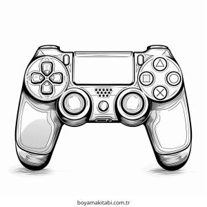 Playstation boyama sayfası – boyama etkinliği, çocuk aktivitesi