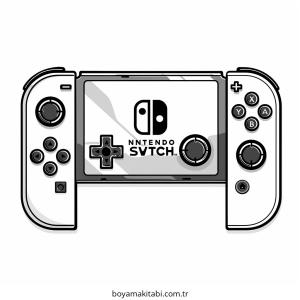 Playstation boyama sayfası – basit çizim, kolay boyama