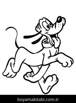 Pluto boyama sayfası – eğitici aktivite, yaratıcılık