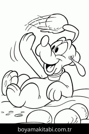 Pluto boyama sayfası – evde etkinlik, ücretsiz yazdır