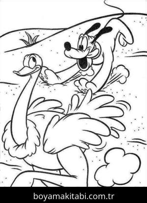 Pluto boyama sayfası – eğlenceli etkinlik, el becerilerini geliştirir