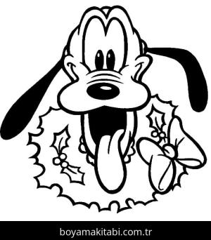 Pluto boyama sayfası – boyama çalışması, yaratıcılığı geliştirir