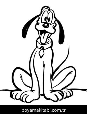 Pluto boyama sayfası – yaratıcılığı geliştirir, keyifli zaman