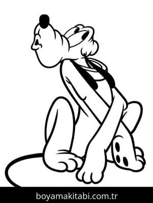 Pluto boyama sayfası – yaratıcılığı geliştirir, keyifli zaman