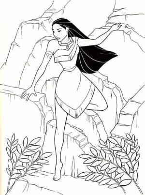 Pocahontas boyama sayfası,  coloring page, Ücretsiz Pocahontas Resim, 