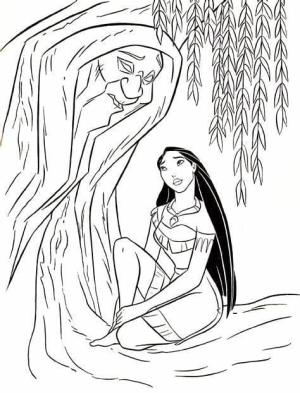 Pocahontas boyama sayfası,  coloring page, Pocahontas Görüntü HD, 