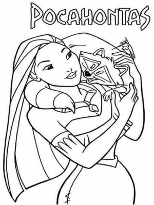 Pocahontas boyama sayfası,  coloring page, Mutlu Pocahontas Resim, 