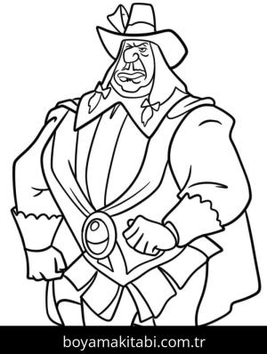 Pocahontas boyama sayfası – sevimli karakter, sanatsal çalışma