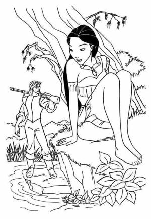 Pocahontas boyama sayfası,  coloring page, Pocahontas Resim, 