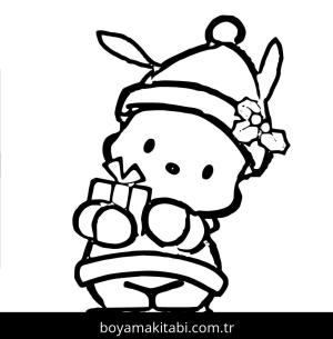 Pochacco boyama sayfası – sanatsal çalışma, çocuklar için