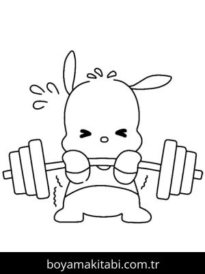 Pochacco boyama sayfası – boyama çalışması, yaratıcılığı geliştirir