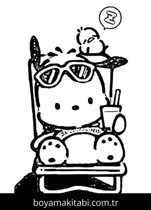 Pochacco boyama sayfası – yaratıcılık, eğlenceli etkinlik