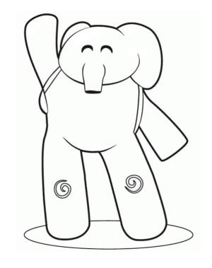 Pocoyo boyama sayfası,  coloring page, Elly Mutlu, 