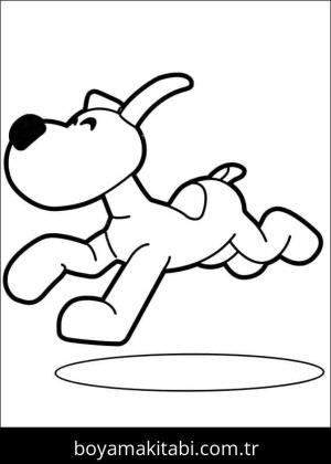 Pocoyo boyama sayfası – boyama çalışması, yaratıcılığı geliştirir