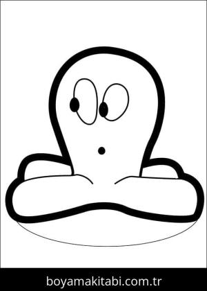 Pocoyo boyama sayfası – okul öncesi, evde etkinlik