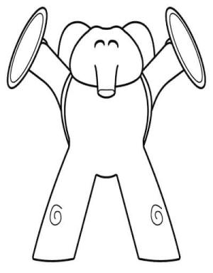 Pocoyo boyama sayfası,  coloring page, Elly Komik, 