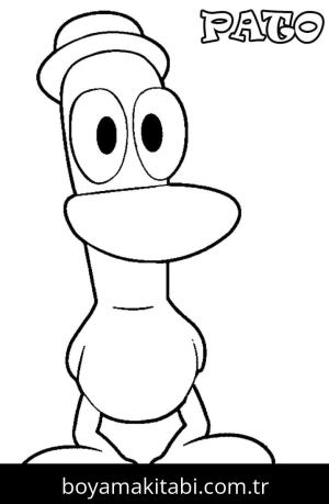 Pocoyo boyama sayfası – ücretsiz yazdır, boyama etkinliği