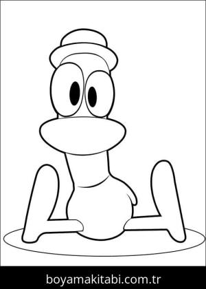 Pocoyo boyama sayfası – evde etkinlik, ücretsiz yazdır