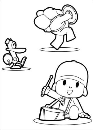 Pocoyo boyama sayfası,  coloring page, Pocoyo ve Arkadaşları Oyun Sahneleri, 