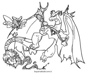 Pokemon Charizard boyama sayfası – PDF indir, sevimli karakter