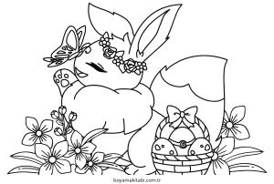 Pokemon Eevee Boyama Sayfaları