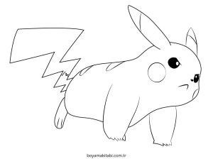 Pokemon Pikachu boyama sayfası – eğitici aktivite, yaratıcılık