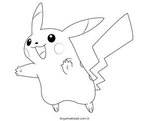 Pokemon Pikachu Boyama