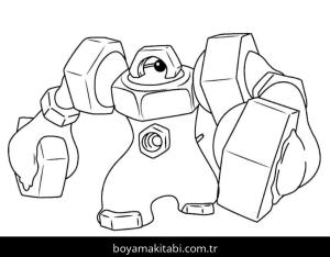 Pokemon boyama sayfası – boyama çalışması, yaratıcılığı geliştirir