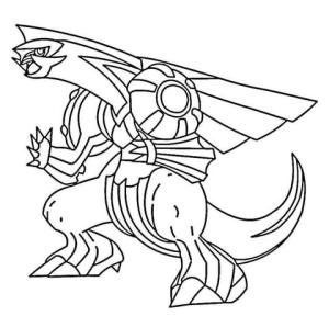 Pokemon boyama sayfası, Pokemon coloring page, Pokemon’da Palkia, 