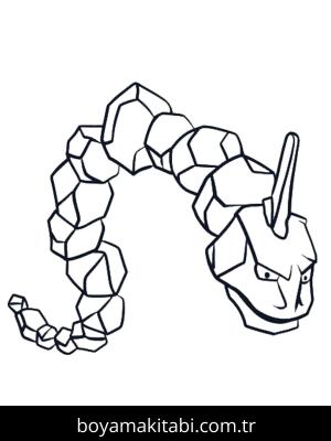 Pokemon boyama sayfası – kolay boyama, eğitici aktivite