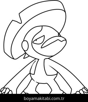 Pokemon boyama sayfası – kolay boyama, eğitici aktivite