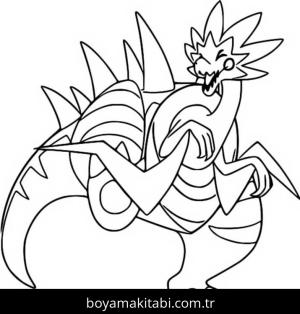 Pokemon boyama sayfası – boyama çalışması, yaratıcılığı geliştirir