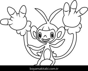 Pokemon boyama sayfası – yaratıcılık, eğlenceli etkinlik
