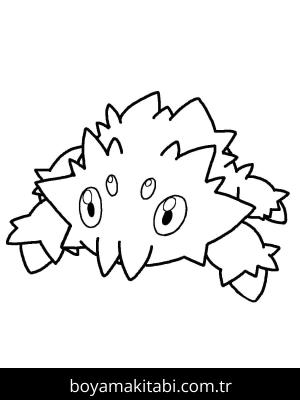 Pokemon boyama sayfası – sanatsal çalışma, çocuklar için