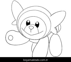 Pokemon boyama sayfası – kolay boyama, eğitici aktivite
