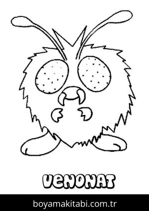 Pokemon boyama sayfası – el becerilerini geliştirir, boyama çalışması