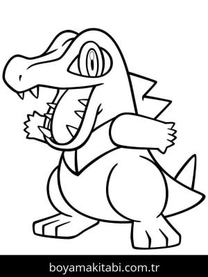 Pokemon boyama sayfası – sevimli karakter, sanatsal çalışma