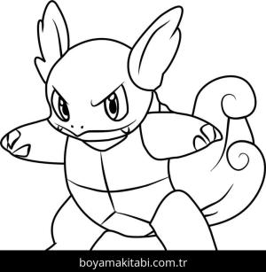 Pokemon boyama sayfası – renkli çizimler, okul öncesi
