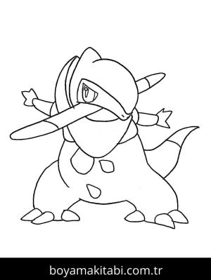 Pokemon boyama sayfası – el becerilerini geliştirir, boyama çalışması