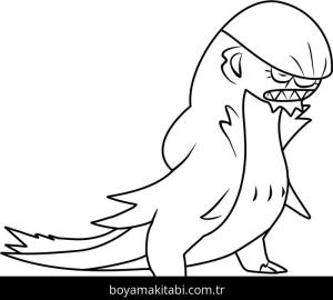 Pokemon boyama sayfası – sanatsal çalışma, çocuklar için