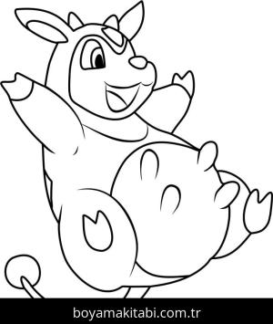 Pokemon boyama sayfası – eğlenceli etkinlik, el becerilerini geliştirir